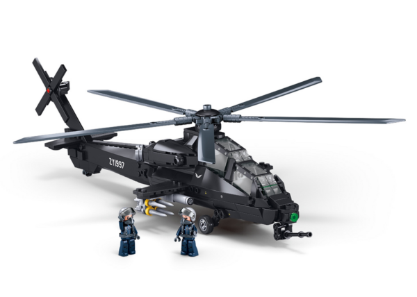 413373 99 02 <p>Bouw de indrukwekkende Sluban WZ-10S aanvalshelikopter op schaal 1:45 met deze 419-delige bouwset. Dit model is perfect voor liefhebbers van militaire voertuigen en past uitstekend in elke verzameling. De bouwstenen zijn compatibel met andere grote merken, waardoor je eindeloos kunt combineren. Geschikt voor kinderen vanaf 8 jaar, deze set biedt niet alleen een uitdagend bouwproject, maar ook een prachtig eindresultaat.</p>