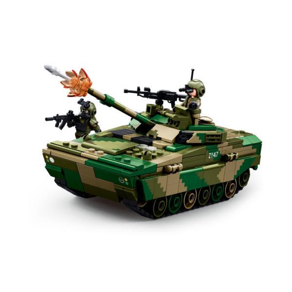 413376 99 01 <p>Bouw het indrukwekkende ZBD-04AS infanteriegevechtsvoertuig met de Sluban Army set M38-B1592. Deze bouwset bevat 385 hoogwaardige bouwstenen en is schaal 1:44, perfect voor verzamelaars van militaire modellen. De stenen zijn compatibel met andere bekende merken, waardoor je eindeloze bouwmogelijkheden hebt. Geschikt voor kinderen vanaf 8 jaar, deze set biedt een uitdagend en leuk project voor iedere militaire modelbouwer.</p>