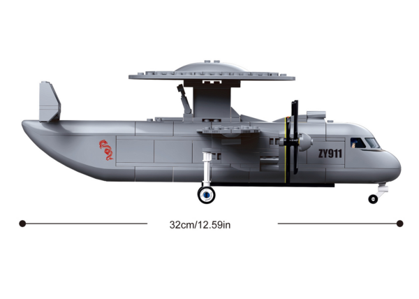 413381 99 04 <p>Bouw jouw eigen Sluban KJ-600 AEW-vliegtuig op schaal 1:55 met deze unieke bouwset. Dit model is ontworpen als een militair radar- en waarschuwingsvliegtuig, compleet met propellers en een herkenbare radarschotel bovenop de romp. Sluban biedt compatibiliteit met andere grote bouwsteenmerken, waardoor je deze set gemakkelijk kunt integreren in jouw bestaande collectie. Laat je creativiteit de vrije loop en ontdek de wereld van militaire luchtvaart met deze uitdagende bouwervaring.</p>