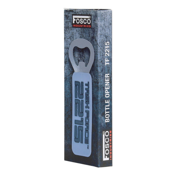 416130 99 03 Ontdek de Flesopener 3D PVC Task Force 2215, een traditionele RVS flesopener met een stijlvol ontwerp en een comfortabele PVC grip. Met een handzame afmeting van 11 cm is deze flesopener perfect voor elke gelegenheid, of je nu thuis bent of op avontuur. Een onmisbare accessoire voor de echte liefhebber van outdoor en militaire uitrusting.