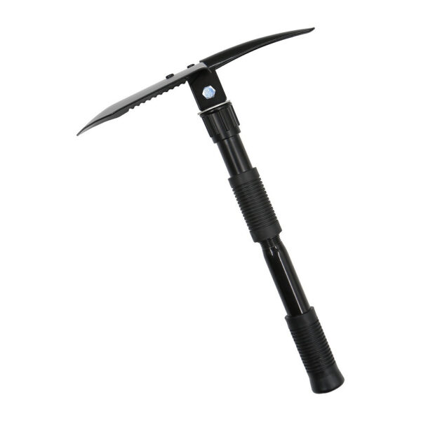 433107 13 02 <p>De Mini opvouwbare schep met pikhouweel is een veelzijdige en krachtige tool voor outdoorliefhebbers. Met zijn sterke stalen constructie en opvouwbare ontwerp is deze schep ideaal voor kamperen, hiken, vissen en survival. Het 2-in-1 ontwerp biedt zowel een schep als een pikhouweel, met een zaagrand voor het doorhakken van wortels en takken. Dankzij de comfortabele antislip handgreep en de meegeleverde beschermhoes is deze lichtgewicht tool eenvoudig mee te nemen in elke rugzak.</p>