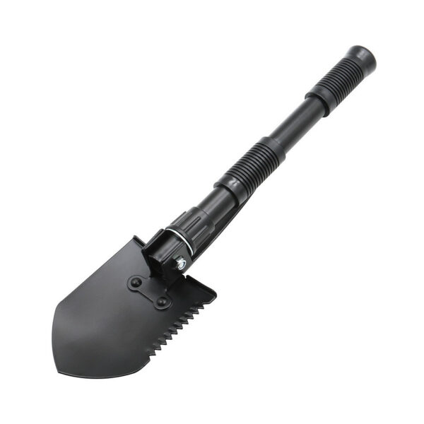 433107 13 03 <p>De Mini opvouwbare schep met pikhouweel is een veelzijdige en krachtige tool voor outdoorliefhebbers. Met zijn sterke stalen constructie en opvouwbare ontwerp is deze schep ideaal voor kamperen, hiken, vissen en survival. Het 2-in-1 ontwerp biedt zowel een schep als een pikhouweel, met een zaagrand voor het doorhakken van wortels en takken. Dankzij de comfortabele antislip handgreep en de meegeleverde beschermhoes is deze lichtgewicht tool eenvoudig mee te nemen in elke rugzak.</p>