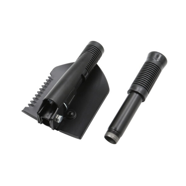 433107 13 04 <p>De Mini opvouwbare schep met pikhouweel is een veelzijdige en krachtige tool voor outdoorliefhebbers. Met zijn sterke stalen constructie en opvouwbare ontwerp is deze schep ideaal voor kamperen, hiken, vissen en survival. Het 2-in-1 ontwerp biedt zowel een schep als een pikhouweel, met een zaagrand voor het doorhakken van wortels en takken. Dankzij de comfortabele antislip handgreep en de meegeleverde beschermhoes is deze lichtgewicht tool eenvoudig mee te nemen in elke rugzak.</p>
