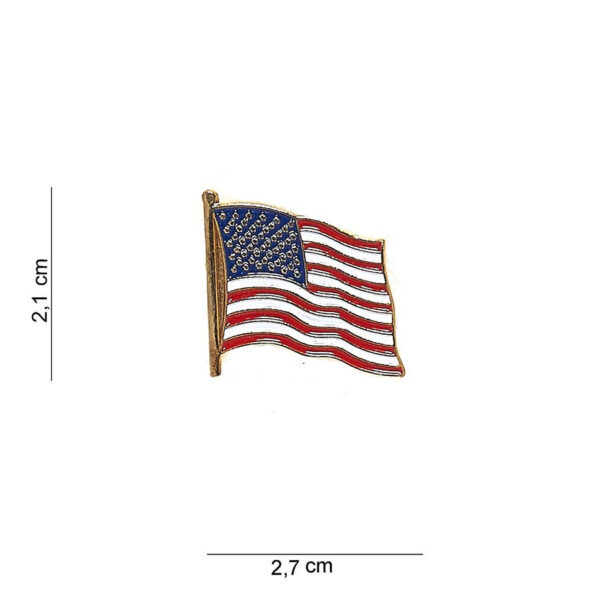 441002 1290 75 01 Dit hoogwaardige Embleem metaal USA vlag middel #7073 voegt een stoere touch toe aan uw outfit of uitrusting. Gemaakt van duurzaam metaal, is dit embleem perfect voor het personaliseren van kleding, tassen of andere accessoires. Met een gedetailleerde afbeelding van de Amerikaanse vlag en bijpassende tekst, is het een must-have voor elke patriot of outdoorliefhebber. Verkrijgbaar in diverse kleuren, zodat u altijd de juiste uitstraling kunt kiezen.