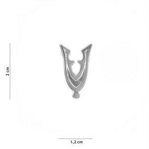 Embleem metaal Veteranen pin zilver #6094