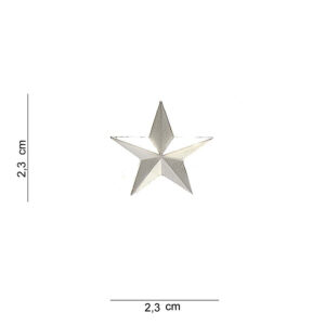 Embleem metaal Brig. Gen. 1 ster #6095