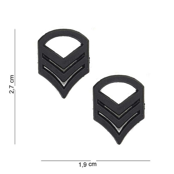 441004 1230 75 01 Ontdek het Embleem metaal US pin black rank set #6040, een hoogwaardig metaal embleem dat perfect is voor iedere militaire of outdoor outfit. Dit embleem met een stijlvolle zwarte afwerking is niet alleen een blikvanger, maar ook een symbool van trots en discipline. Met een diverse kleurkeuze past dit embleem perfect bij uw persoonlijke stijl. Voeg dit unieke accessoire toe aan uw collectie en laat uw militaire esprit zien.