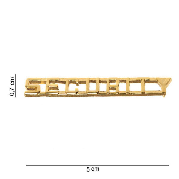 441004 1292 75 01 Het Embleem metaal security #2020 is een robuust en opvallend embleem dat perfect is voor beveiligingsprofessionals en outdoor enthousiastelingen. Gemaakt van hoogwaardig metaal, combineert het een professionele uitstraling met duurzaamheid. Dit embleem is verkrijgbaar in diverse kleuren en biedt een unieke toevoeging aan uw uitrusting. Met zijn krachtige tekst en afbeelding is het niet alleen functioneel, maar ook een statement. Ideaal voor iedereen die zijn betrokkenheid bij de beveiligingssector wil tonen.