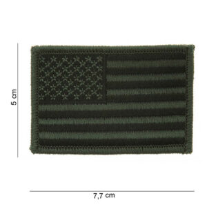 Embleem stof vlag USA subdued #1021