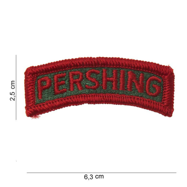 442302 703 75 442302 703 75 01 <p>Het Embleem stof pershing #3030 is een veelzijdig en stijlvol embleem met een unieke tekst en afbeelding, perfect voor het personaliseren van je kleding of uitrusting. Verkrijgbaar in diverse kleuren, biedt dit embleem een uitstekende manier om jouw militaire of outdoor stijl te accentueren. Het hoogwaardige materiaal garandeert duurzaamheid en een professionele uitstraling. Voeg dit embleem toe aan je verzameling en maak een statement!</p>