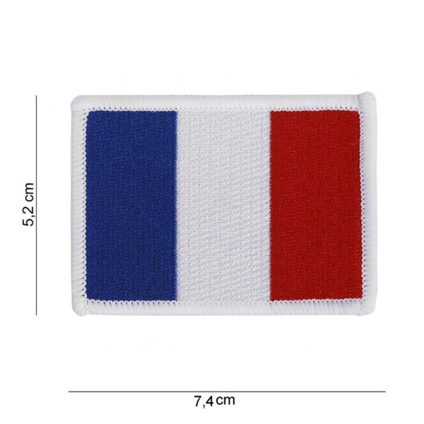 442303 3295 75 01 <p>Voeg een vleugje Franse flair toe aan je outfit of uitrusting met ons kleine stof embleem van de vlag van Frankrijk, SKU 442303-3295. Dit hoogwaardige embleem is vervaardigd met aandacht voor detail en is perfect voor het personaliseren van kleding, rugzakken of andere accessoires. Verkrijgbaar in diverse kleuren, biedt dit embleem een stijlvolle manier om je liefde voor Frankrijk te tonen. Een must-have voor elke liefhebber van militaire en outdoor uitrusting!</p>