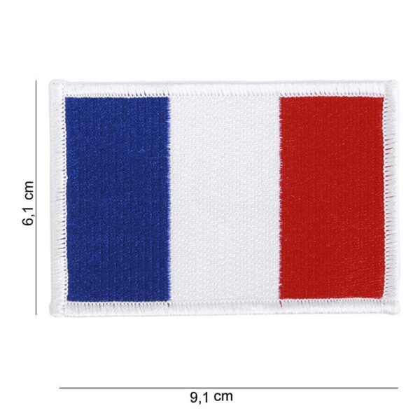 442303 610 75 01 <p>Het Embleem stof vlag Frankrijk #1014 is een hoogwaardig en veelzijdig embleem, perfect voor het personaliseren van kleding of uitrusting. Dit embleem, vervaardigd uit duurzame stof, toont trots de Franse vlag en is ideaal voor liefhebbers van militaire en outdoor activiteiten. Verkrijgbaar in diverse kleuren, biedt het een uitstekende manier om je verbondenheid met Frankrijk te tonen. Voeg een uniek accent toe aan je outfit met dit stijlvolle en herkenbare embleem.</p>