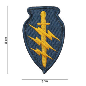 Embleem stof US army S.F. zwaard #3020