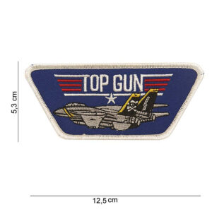 Embleem stof Top Gun Trapezium (blauw) #5071