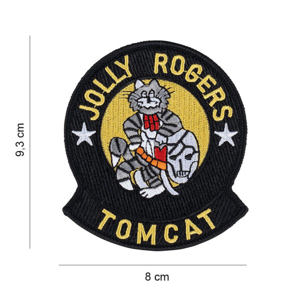 442306 781 75 01 <p>Het Embleem stof Tomcat Jolly Rogers #4046 is een uniek en stijlvol accessoire voor elke liefhebber van militaire en outdoor uitrusting. Dit hoogwaardige embleem, vervaardigd van duurzaam stof, is voorzien van een opvallende afbeelding en tekst die de avontuurlijke geest van de luchtvaart weerspiegelt. Verkrijgbaar in diverse kleuren, biedt het de mogelijkheid om je persoonlijke stijl te accentueren. Een must-have voor iedereen die zich graag omringt met authentieke en karakteristieke items.</p>