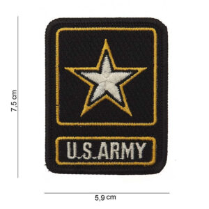 Embleem stof U.S. army star #1070