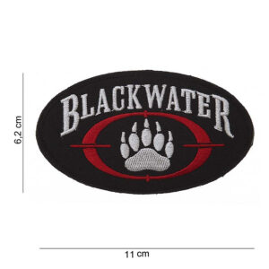 Embleem stof black water #5066