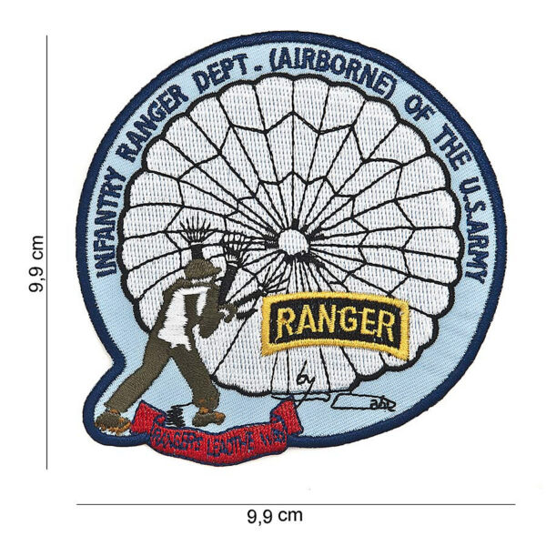 442306 3240 75 01 <p>Het Embleem stof Infantry Ranger #3025 is een hoogwaardige, veelzijdige toevoeging aan uw militaire of outdoor uitrusting. Dit embleem is vervaardigd van duurzaam stof en beschikt over een herkenbare tekst en afbeelding, perfect voor het personaliseren van uw gear. Verkrijgbaar in diverse kleuren, biedt dit embleem de mogelijkheid om uw stijl te accentueren. Een must-have voor iedere ranger of outdoor liefhebber die zijn of haar identiteit wil tonen.</p>