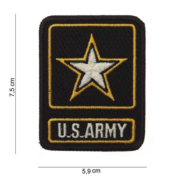 442306 3292 75 01 <p>Dit hoogwaardige embleem van de U.S. Army met een ster is vervaardigd van stevig stof en beschikt over een praktische klittenbandsluiting. Het embleem is perfect voor het personaliseren van kleding, rugzakken of andere uitrusting. Verkrijgbaar in diverse kleuren, voegt dit embleem een stoere en militaire uitstraling toe aan je outfit. Een must-have voor elke outdoor- en militaire enthousiasteling die zijn of haar gear wil verfraaien met een authentiek detail.</p>