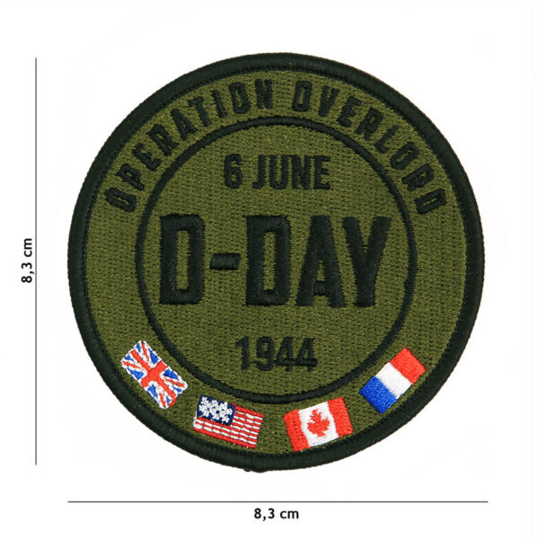 442306 3296 75 442306 3296 75 01 <p>Het Embleem stof D-Day #7105 is een uniek en stijlvol embleem met een krachtige afbeelding en tekst, perfect voor het personaliseren van je militaire of outdoor uitrusting. Verkrijgbaar in diverse kleuren, biedt het embleem een uitstekende manier om je toewijding aan de geschiedenis en de D-Day herdenking te tonen. Dit veelzijdige embleem maakt elke outfit of uitrusting compleet en is een must-have voor elke liefhebber van militaire memorabilia.</p>
