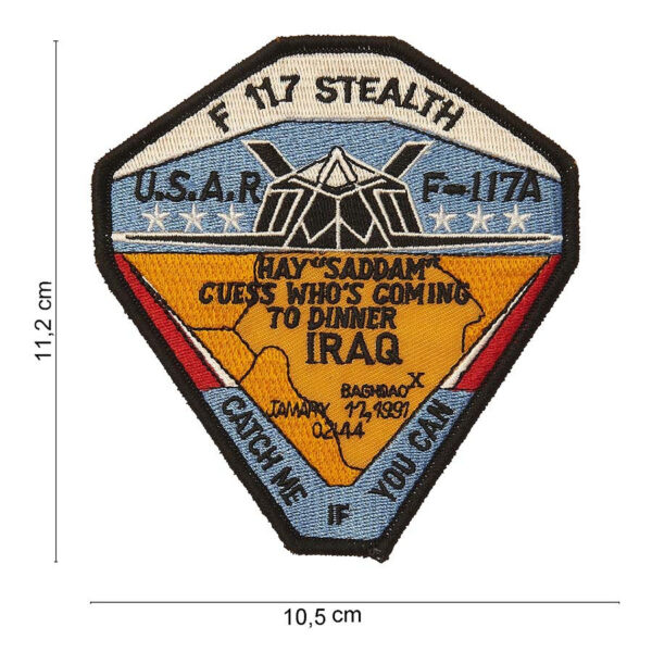 442306 718 75 01 <p>Voeg een vleugje militaire stijl toe aan je outfit met het F-117 stealth embleem #3078. Dit hoogwaardige embleem van stof is voorzien van een gedetailleerde afbeelding en tekst, waardoor het een perfecte aanvulling is voor fans van de luchtvaart of militaire geschiedenis. Verkrijgbaar in diverse kleuren en geschikt voor verschillende toepassingen. Een must-have voor elke verzameling of als unieke decoratie voor kleding en accessoires.</p>