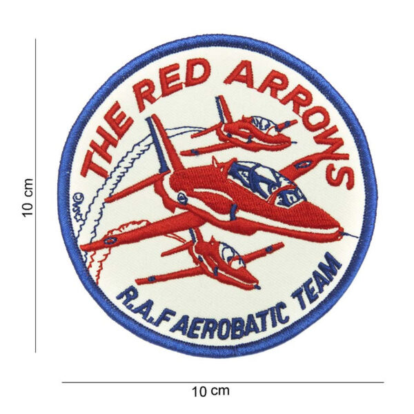 442306 789 75 01 <p>Het Embleem stof The Red Arrows #4072 is een uniek en opvallend accessoire voor elke liefhebber van luchtvaart en militaire geschiedenis. Dit hoogwaardige embleem is vervaardigd uit duurzaam stof en toont een prachtig ontwerp met de iconische Red Arrows afbeelding. Verkrijgbaar in diverse kleuren, is dit embleem perfect voor het personaliseren van jassen, tassen of andere kledingstukken. Voeg een vleugje stijl en karakter toe aan je outfit met dit opvallende embleem.</p>