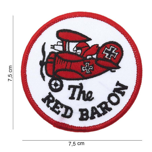 442306 823 75 01 <p>Ontdek het stijlvolle Embleem stof The Red Baron (#5064), een hoogwaardige patch met een unieke tekst en afbeelding. Dit embleem is perfect voor het personaliseren van je kleding, rugzak of andere accessoires. Verkrijgbaar in diverse kleuren, biedt het een veelzijdige toevoeging aan je uitrusting. Met zijn duurzame stof is dit embleem niet alleen visueel aantrekkelijk, maar ook ontworpen om lang mee te gaan. Geef je outfit een unieke uitstraling met dit bijzondere embleem!</p>
