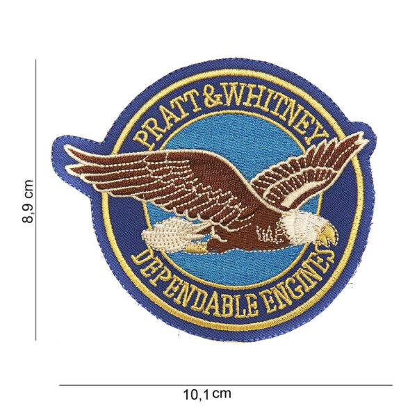442306 839 75 01 <p>Het Embleem stof Pratt & Whitney Depandable Engines #4005 is een prachtig ontworpen embleem met een unieke tekst en afbeelding, perfect voor liefhebbers van luchtvaart en militaire geschiedenis. Dit hoogwaardige embleem is verkrijgbaar in diverse kleuren en voegt een stijlvolle touch toe aan je outfit of uitrusting. Of je nu een verzamelaar bent of gewoon je passie voor luchtvaart wilt uitdragen, dit embleem is een must-have accessoire.</p>