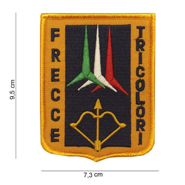 442306 843 75 01 <p>Het Embleem stof frecce tricolori #4023 is een prachtig en origineel embleem met een unieke tekst en afbeelding. Dit hoogwaardige embleem is vervaardigd van duurzame stof en is perfect om je persoonlijke stijl of je passie voor de luchtvaart te tonen. Verkrijgbaar in diverse kleuren, biedt dit embleem de mogelijkheid om je outfit of uitrusting een unieke touch te geven. Een must-have voor elke liefhebber van militaire en outdoor uitrusting.</p>