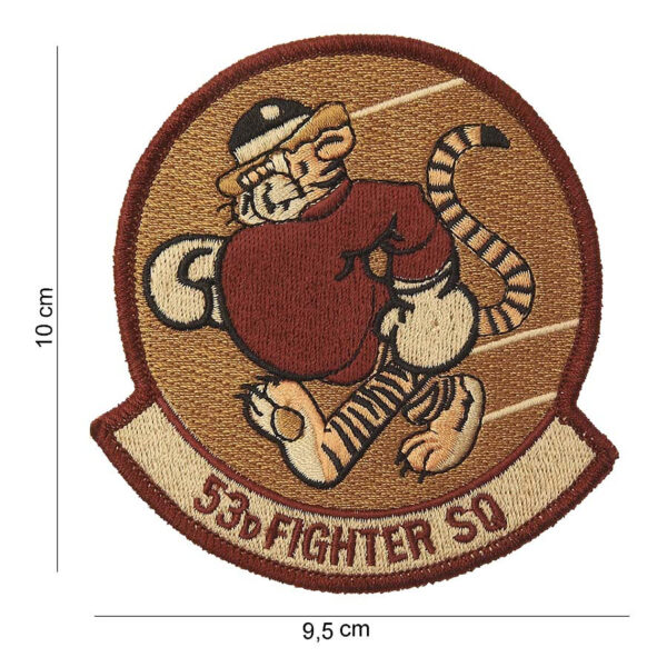 442306 863 75 01 <p>Ontdek het Embleem stof 53d fighter sq #4061, een hoogwaardig embleem met unieke tekst en afbeelding, perfect voor de liefhebber van militaire en outdoor uitrusting. Dit veelzijdige embleem is vervaardigd uit sterk materiaal en beschikbaar in verschillende kleuren, waardoor het eenvoudig te combineren is met diverse outfits. Met zijn stijlvolle design is het niet alleen een mooie toevoeging aan je gear, maar ook een statement van trots voor de 53d fighter squadron. Voeg dit embleem toe aan je collectie en laat je passie voor avontuur zien!</p>