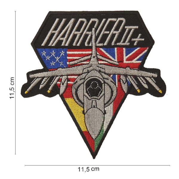 442306 882 75 01 <p>Voeg een unieke uitstraling toe aan je outfit met het Embleem stof harrier #4043. Dit hoogwaardige embleem is vervaardigd uit stevig stof en beschikt over een opvallende tekst en afbeelding die perfect zijn voor militaire en outdoor liefhebbers. Verkrijgbaar in diverse kleuren, waardoor je altijd een optie vindt die bij jouw stijl past. Dit embleem is de ideale manier om je persoonlijkheid en passie voor avontuur te tonen.</p>
