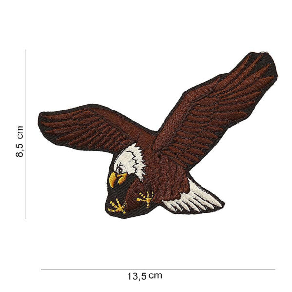 442306 982 75 01 <p>Voeg een vleugje karakter toe aan je outfit met het middelgrote embleem stof 'Flying Eagle', dat links kijkt. Dit hoogwaardige embleem is vervaardigd van duurzame stoffen en versierd met een gedetailleerde afbeelding van een vliegende adelaar. Perfect voor het personaliseren van kleding, tassen of andere accessoires. Verkrijgbaar in diverse kleuren, zodat je altijd de juiste stijl kunt vinden. Een must-have voor elke militair of outdoor liefhebber die zijn of haar individualiteit wil uitdrukken.</p>