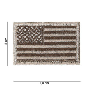 Embleem stof vlag USA desert met klittenband #1045