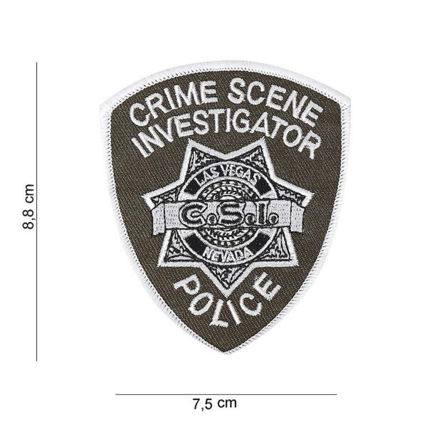 442315 3235 75 01 <p>Ontdek het Embleem stof CSI #5003, een veelzijdig embleem met een unieke tekst en afbeelding, perfect voor militaire en outdoor toepassingen. Dit hoogwaardige embleem is vervaardigd van duurzame stof en is beschikbaar in diverse kleuren, zodat je altijd de juiste uitstraling kunt creëren. Voeg een persoonlijk tintje toe aan je uitrusting of kleding met dit stijlvolle embleem dat niet alleen functioneel is, maar ook een statement maakt.</p>