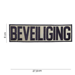 Embleem stof Beveiliging (groot) #2004