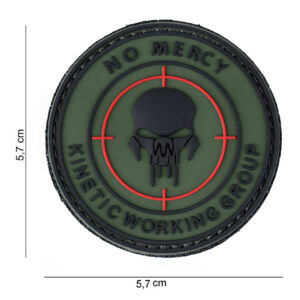 Embleem 3D PVC No mercy kinetic working group #11166