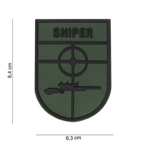 Embleem 3D PVC sniper #10056