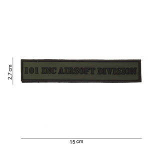 Embleem 3D PVC 101 INC Airsoft Division tab #13049