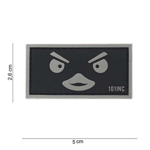 Embleem 3D PVC Duckface zwart #10090