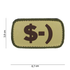 Embleem 3D PVC $ -) #14001