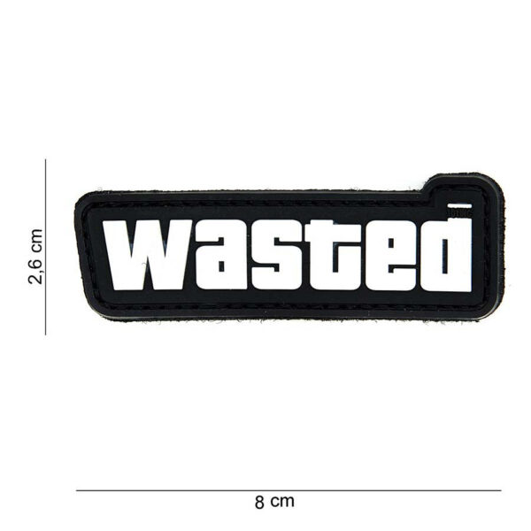 444100 3864 99 01 <p>Geef je outfit een stoere uitstraling met het Embleem 3D PVC Wasted in zwart/wit (#14013). Dit hoogwaardige PVC-embleem is ontworpen met een sterke klittenband achterzijde, waardoor het eenvoudig op verschillende materialen te bevestigen is. Perfect voor militaire en outdoor fans die hun gear willen personaliseren. Een must-have accessoire voor wie houdt van unieke details en een opvallende stijl.</p>