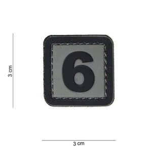 Embleem 3D PVC 6 #15007