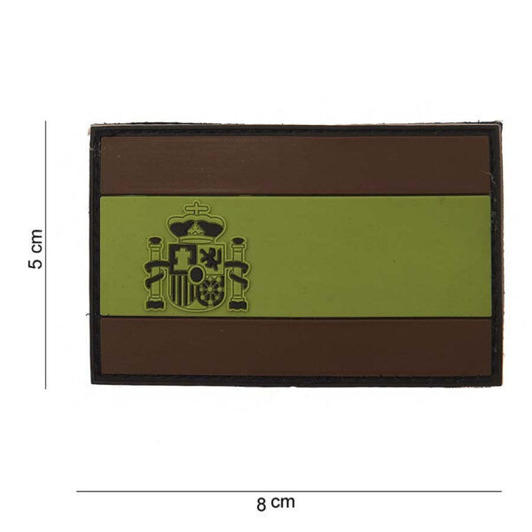 444110 3565 99 01 <p>Het Embleem 3D PVC Spain Subdued #13034 is een stijlvol en duurzaam embleem met een klittenbandsluiting aan de achterzijde, waardoor het eenvoudig te bevestigen is aan verschillende kledingstukken en uitrusting. Dit embleem is perfect voor militairen, outdoorliefhebbers en iedereen die zijn uitrusting een unieke uitstraling wil geven. Met zijn subtiele kleuren en gedetailleerde ontwerp is het een must-have accessoire voor elke fan van de Spaanse cultuur.</p>