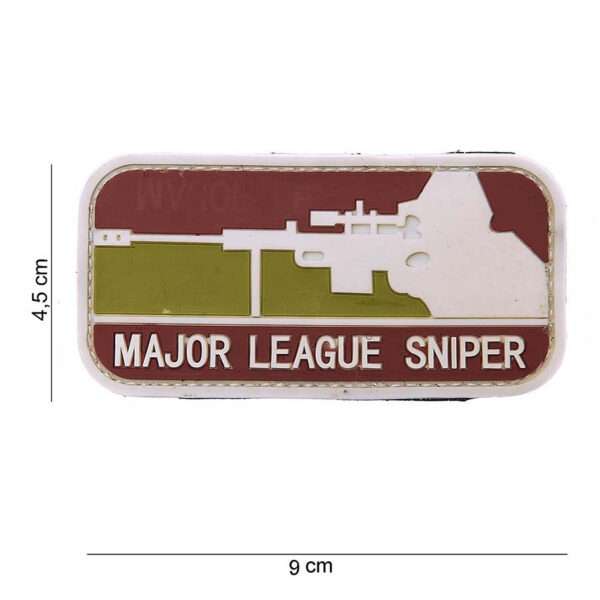 444110 3571 99 01 <p>Ontdek het Embleem 3D PVC Major League Sniper Arid #11159, een must-have voor elke outdoor- en militaire liefhebber. Dit hoogwaardige embleem is vervaardigd van duurzaam PVC en is voorzien van klittenband aan de achterzijde, waardoor het eenvoudig op uw uitrusting of kleding kan worden bevestigd. Voeg een stoere touch toe aan uw gear met dit unieke embleem dat niet alleen stijlvol, maar ook functioneel is.</p>