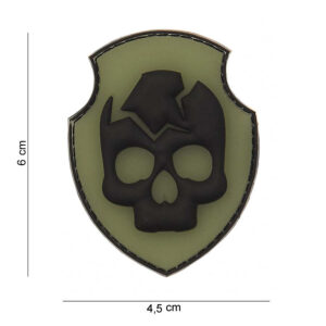 Embleem 3D PVC Ghost Skull #12007