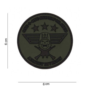 Embleem 3D PVC 101 INC rond klein #13048