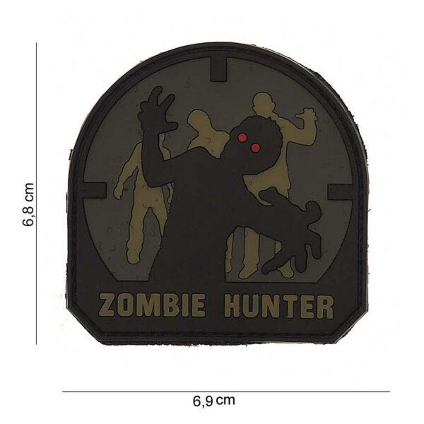444110 3579 99 01 <p>Voeg een unieke touch toe aan je uitrusting met het 3D PVC Embleem Zombie Hunter ACU-A #13042. Dit hoogwaardige embleem is voorzien van een stevige klittenbandsluiting aan de achterzijde, waardoor het eenvoudig te bevestigen is op kleding, rugzakken of andere accessoires. Perfect voor de echte zombie-enthousiasteling of als een opvallende toevoeging aan je militaire of outdoor gear. Met zijn gedetailleerde ontwerp en duurzame materialen is dit embleem zowel functioneel als stijlvol.</p>