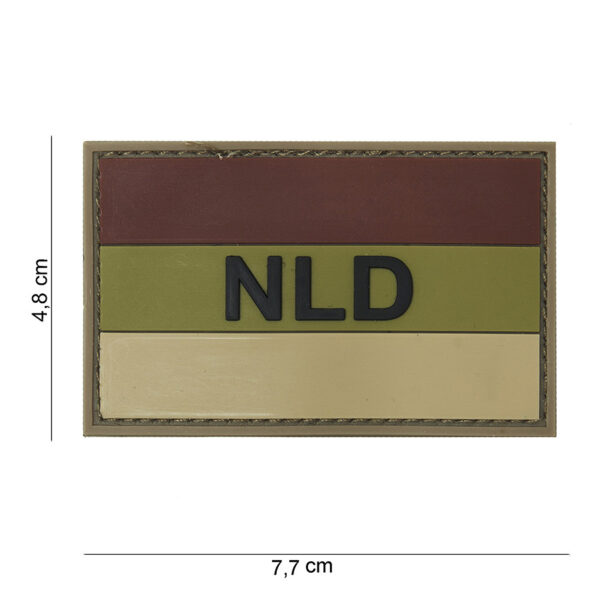 444110 3584 99 01 <p>Ontdek het Embleem 3D PVC NLD bruin/ecru #13044, een hoogwaardig embleem met klittenband aan de achterzijde voor eenvoudige bevestiging. Dit duurzame PVC-embleem is perfect voor het personaliseren van uw militaire en outdoor uitrusting. Het stijlvolle ontwerp in bruin en ecru voegt een unieke touch toe aan uw gear. Ideaal voor zowel professionals als liefhebbers van outdoor activiteiten.</p>