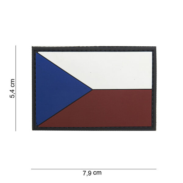 444110 4001 99 01 <p>Het 3D PVC embleem van Tsjechië (#15053) is een hoogwaardige toevoeging aan uw militaire of outdoor uitrusting. Dit embleem is voorzien van een stevige klittenband aan de achterzijde, waardoor het eenvoudig te bevestigen is op uw kleding of uitrusting. Met zijn gedetailleerde ontwerp en duurzame materialen is dit embleem perfect voor zowel gebruik in het veld als voor verzameldoeleinden. Geef uw outfit een unieke uitstraling met dit stijlvolle embleem.</p>