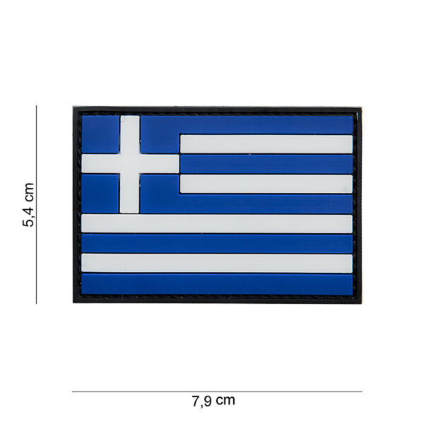 444110 4004 99 01 <p>Dit 3D PVC embleem van Griekenland (#15067) is perfect voor het personaliseren van uw militaire of outdoor uitrusting. Het embleem is voorzien van een praktische klittenbandsluiting aan de achterzijde, waardoor het eenvoudig te bevestigen is aan kleding, tassen of andere accessoires. Met zijn gedetailleerde ontwerp en duurzame materialen is dit embleem niet alleen een stijlvol accessoire, maar ook een teken van uw verbondenheid met de Griekse cultuur. Voeg dit unieke embleem toe aan uw collectie en maak een statement!</p>